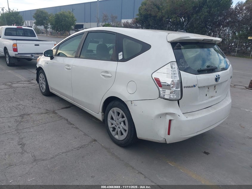 JTDZN3EU9C3101983 2012 TOYOTA PRIUS V (+) photo no. 3