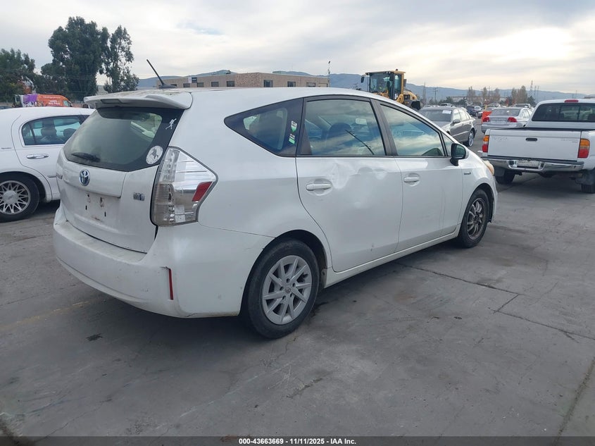 JTDZN3EU9C3101983 2012 TOYOTA PRIUS V (+) photo no. 4