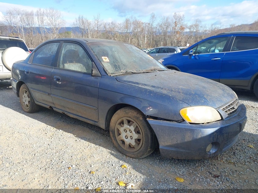 2003 Kia Spectra Ls VIN: KNAFB121X35275220 Lot: 43663672