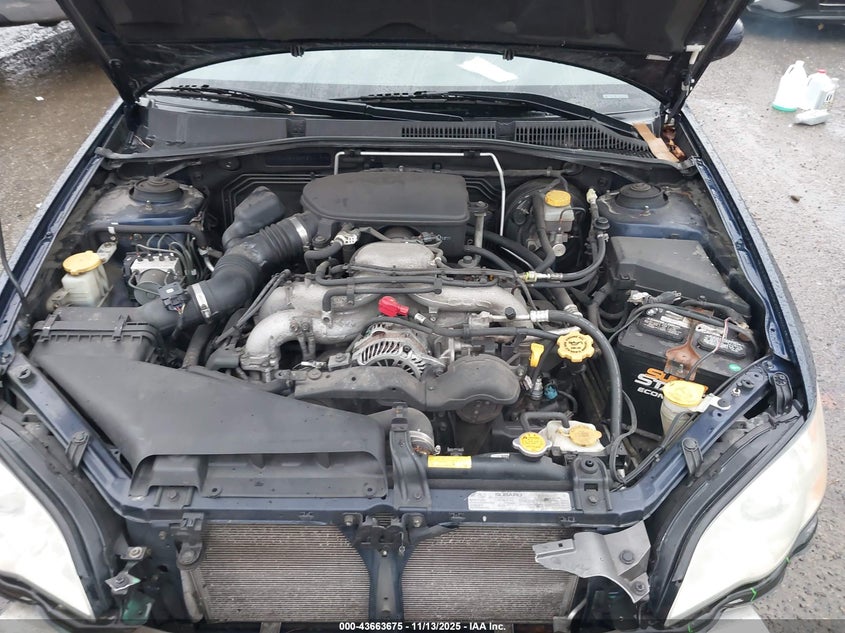 2006 Subaru Legacy 2.5I VIN: 4S3BL626067211431 Lot: 43663675