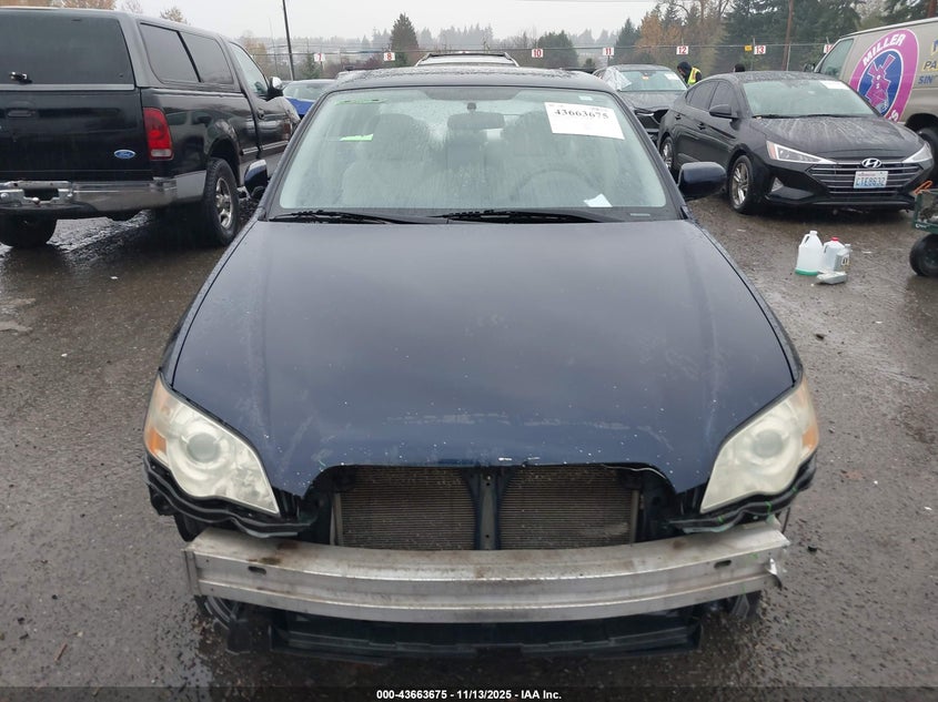 2006 Subaru Legacy 2.5I VIN: 4S3BL626067211431 Lot: 43663675