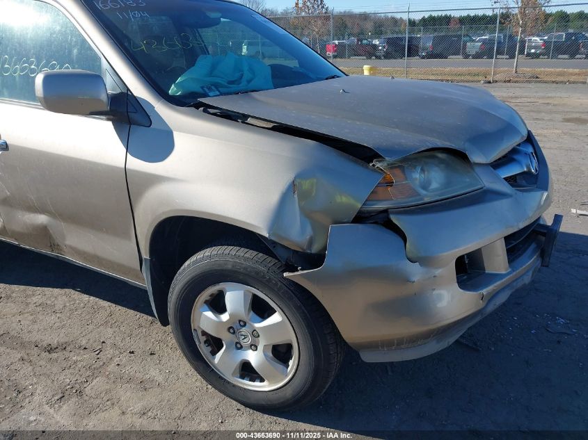 2006 Acura Mdx VIN: 2HNYD182X6H534981 Lot: 43663690