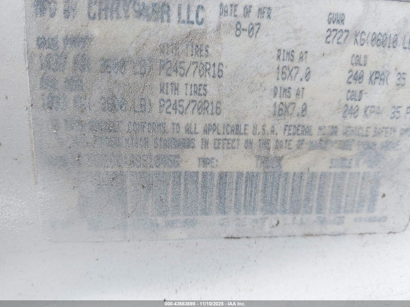 2008 Dodge Dakota St VIN: 1D7HW28K48S510456 Lot: 43663698