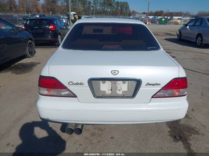 1996 Nissan Cedric VIN: PY33313901 Lot: 43663768