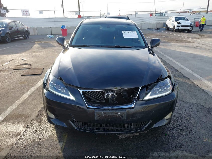 2007 Lexus Is 250 VIN: JTHBK262372052825 Lot: 43663816