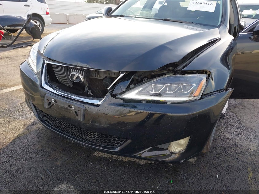 2007 Lexus Is 250 VIN: JTHBK262372052825 Lot: 43663816