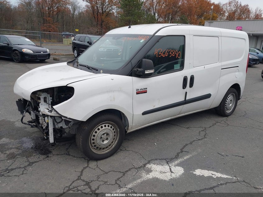 ZFBHRFAB1N6W30807 2022 RAM PROMASTER CITY photo no. 2