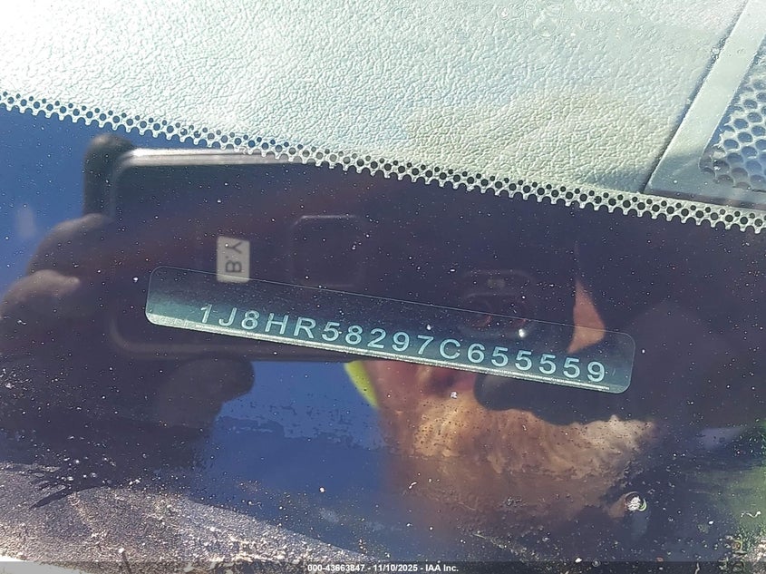 2007 Jeep Grand Cherokee Limited VIN: 1J8HR58297C655559 Lot: 43663847