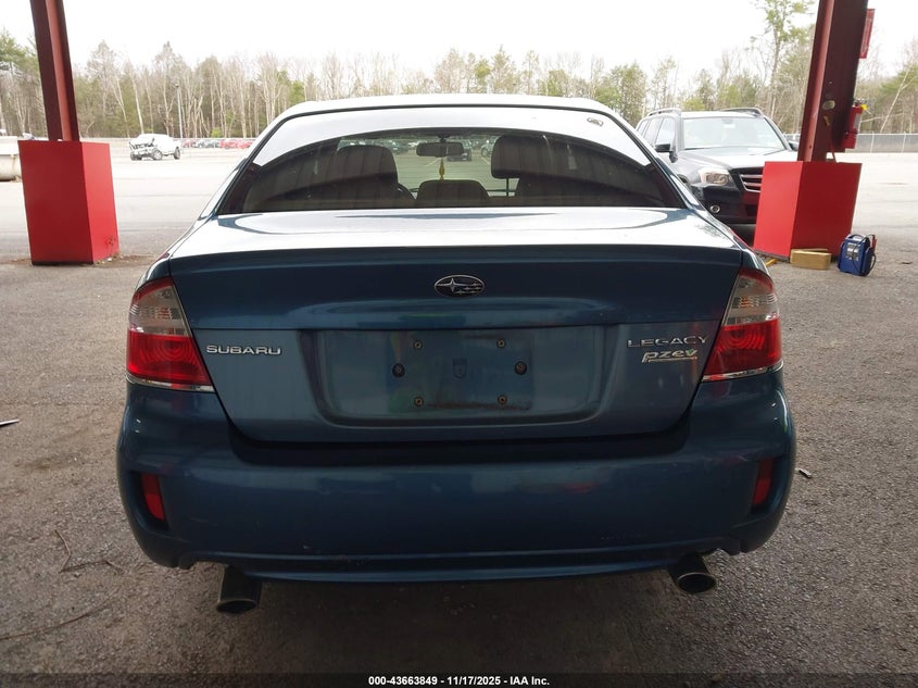 2008 Subaru Legacy 2.5I VIN: 4S3BL616987213439 Lot: 43663849