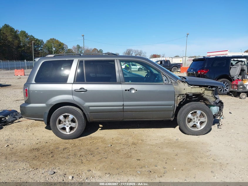 2007 Honda Pilot Ex VIN: 5FNYF28477B029544 Lot: 43663867