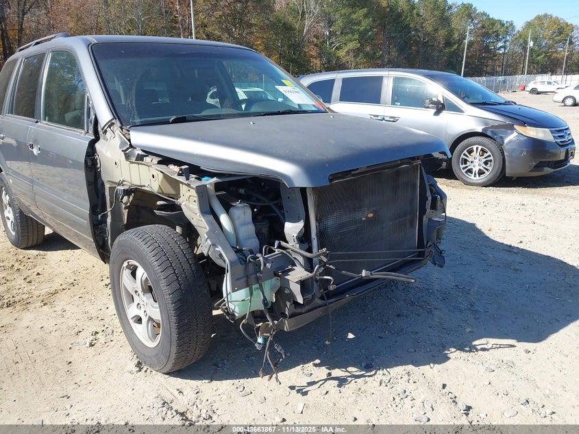 2007 Honda Pilot Ex VIN: 5FNYF28477B029544 Lot: 43663867