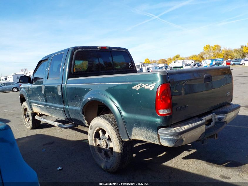 2003 Ford F-250 Lariat/Xl/Xlt VIN: 1FTNW21S73EC84685 Lot: 43663918