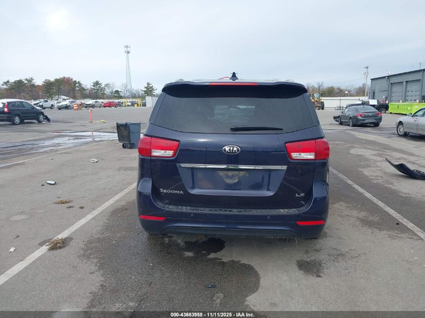 2018 Kia Sedona Lx VIN: KNDMB5C16J6401211 Lot: 43663958