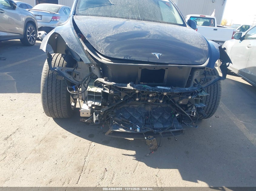 2024 Tesla Model Y Long Range Dual Motor All-Wheel Drive VIN: 7SAYGAEE7RF015217 Lot: 43663959