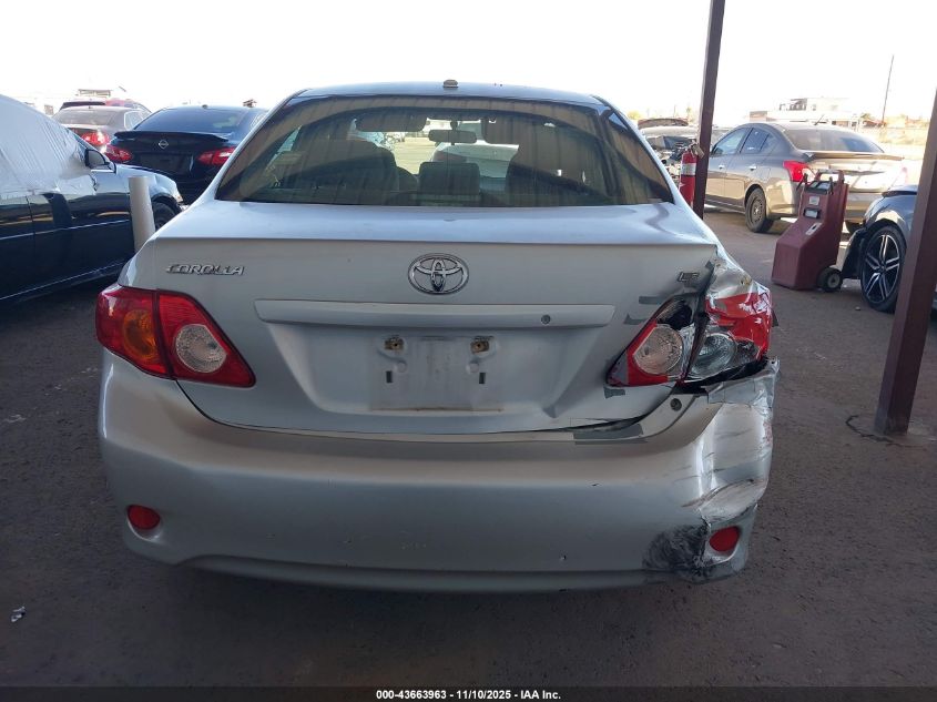 2009 Toyota Corolla Le VIN: JTDBL40E799029216 Lot: 43663963