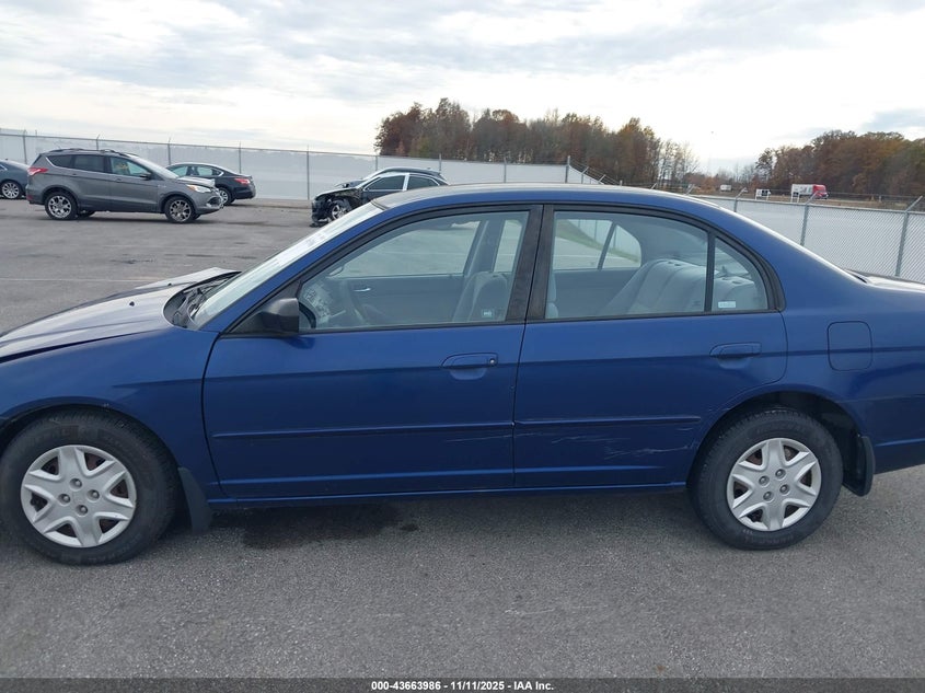 2003 Honda Civic Lx VIN: 1HGES16523L021316 Lot: 43663986