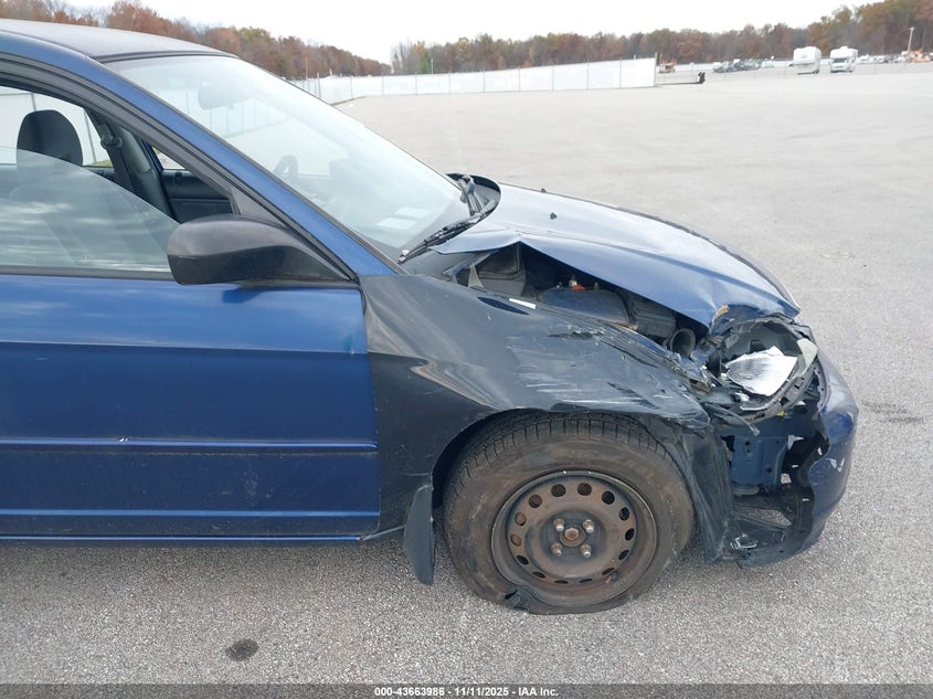 2003 Honda Civic Lx VIN: 1HGES16523L021316 Lot: 43663986