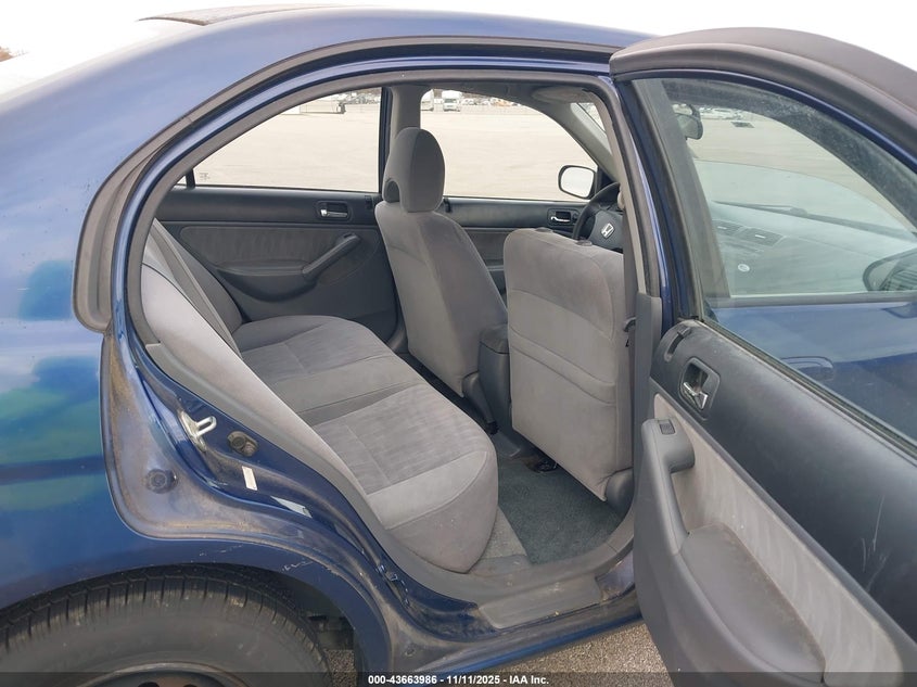 2003 Honda Civic Lx VIN: 1HGES16523L021316 Lot: 43663986