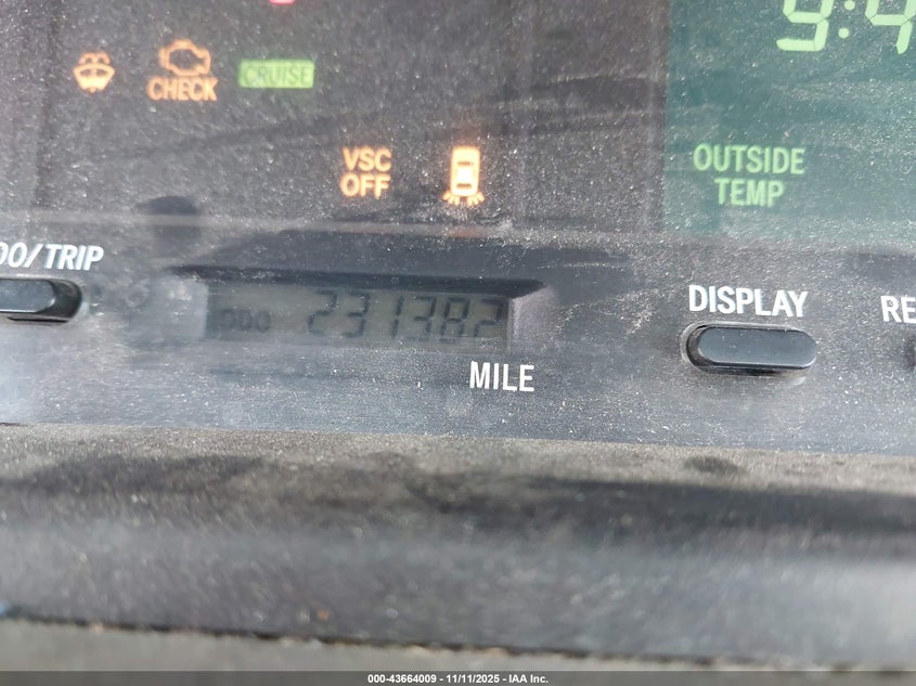 2001 Toyota Avalon Xls VIN: 4T1BF28BX1U193191 Lot: 43664009