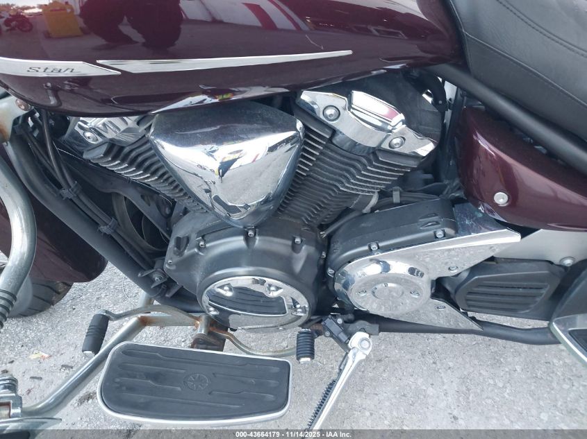 2008 Yamaha Xvs1300 Ct VIN: JYAVP25E88A006826 Lot: 43664179