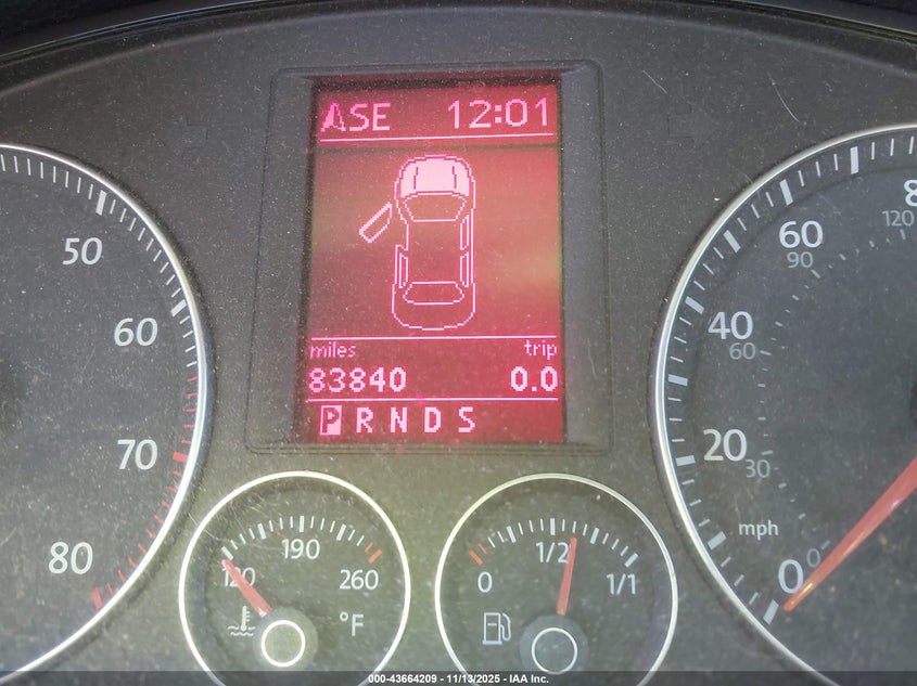 2009 Volkswagen Eos Komfort VIN: WVWBA71F09V023201 Lot: 43664209