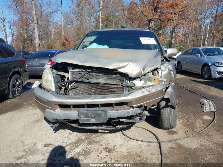 2003 Honda Pilot Ex-L VIN: 2HKYF18643H575337 Lot: 43664224