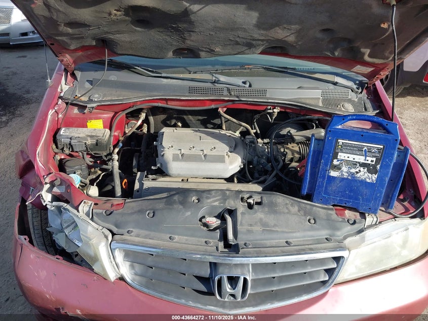 2002 Honda Odyssey Ex VIN: 2HKRL18662H507780 Lot: 43664272