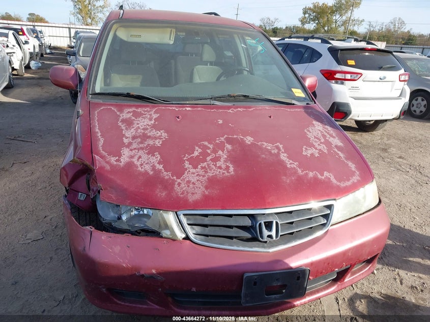 2002 Honda Odyssey Ex VIN: 2HKRL18662H507780 Lot: 43664272