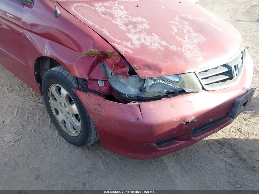 2002 Honda Odyssey Ex VIN: 2HKRL18662H507780 Lot: 43664272