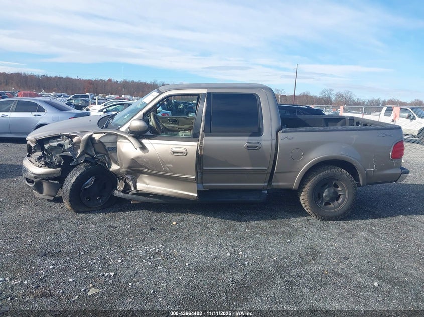 2002 Ford F-150 Lariat/Xlt VIN: 1FTRW08L32KC97597 Lot: 43664402