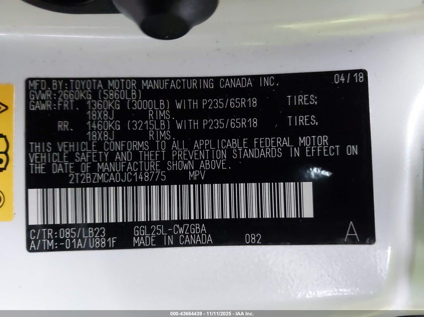 2018 LEXUS RX 350 - 2T2BZMCA0JC148775