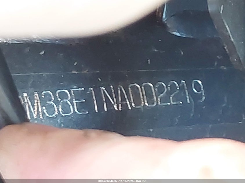 2022 Yamaha Yzfr7 VIN: JYARM38E1NA002219 Lot: 43664485