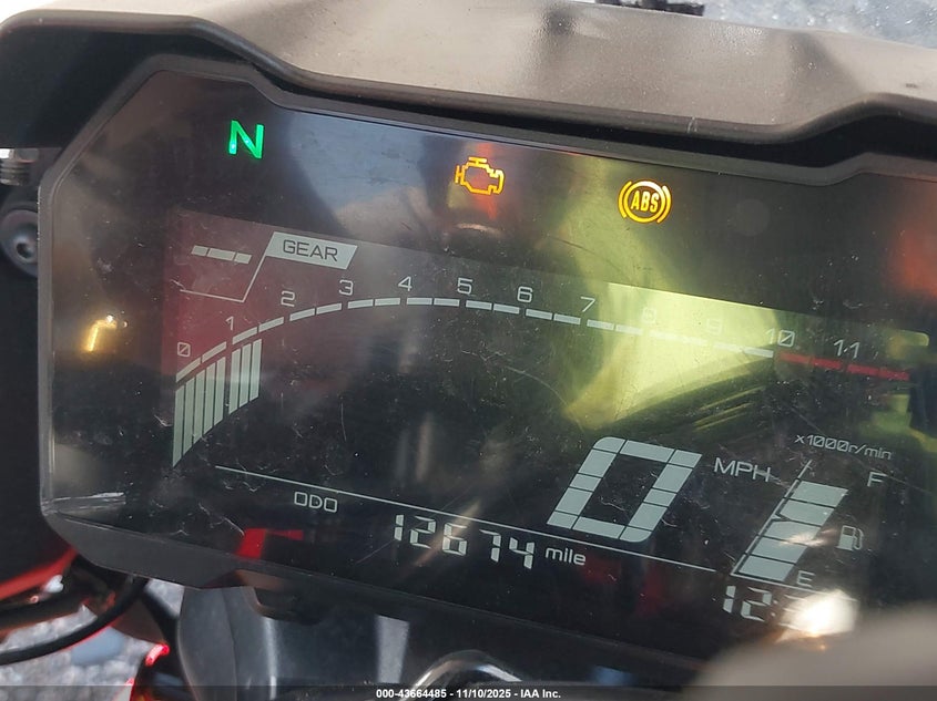 2022 Yamaha Yzfr7 VIN: JYARM38E1NA002219 Lot: 43664485