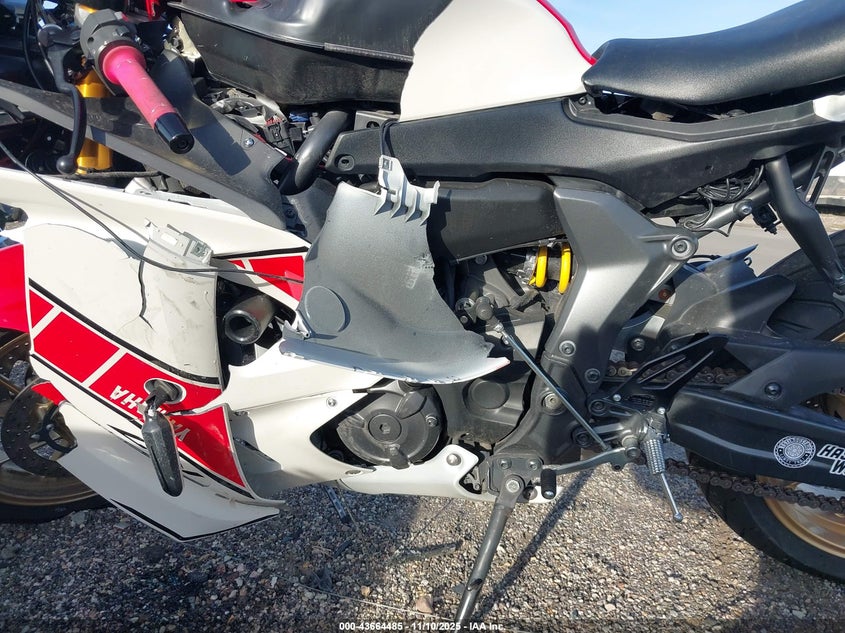 2022 Yamaha Yzfr7 VIN: JYARM38E1NA002219 Lot: 43664485