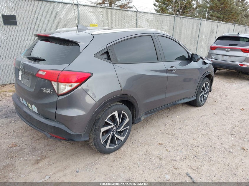 2020 HONDA HR-V AWD SPORT - 3CZRU6H1XLM729047