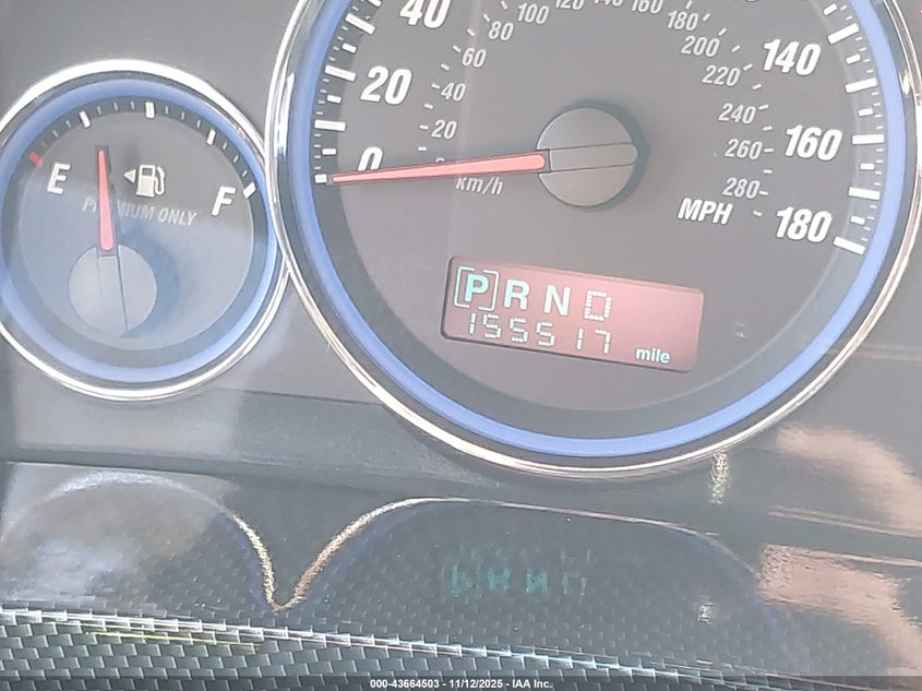 2006 Jeep Grand Cherokee Srt8 VIN: 1J8HR78326C300185 Lot: 43664503