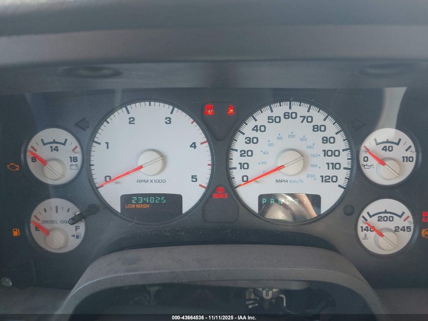 2005 Dodge Ram 2500 Slt/Laramie VIN: 3D7KS28C25G833644 Lot: 43664536