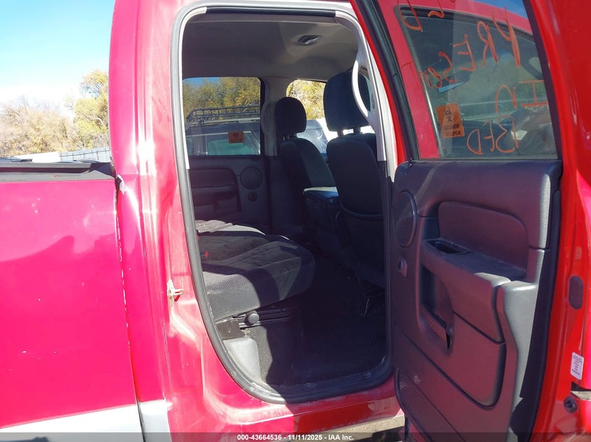 2005 Dodge Ram 2500 Slt/Laramie VIN: 3D7KS28C25G833644 Lot: 43664536