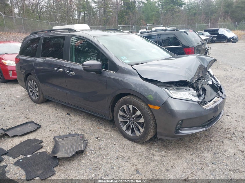 2022 HONDA ODYSSEY EX-L - 5FNRL6H75NB031904