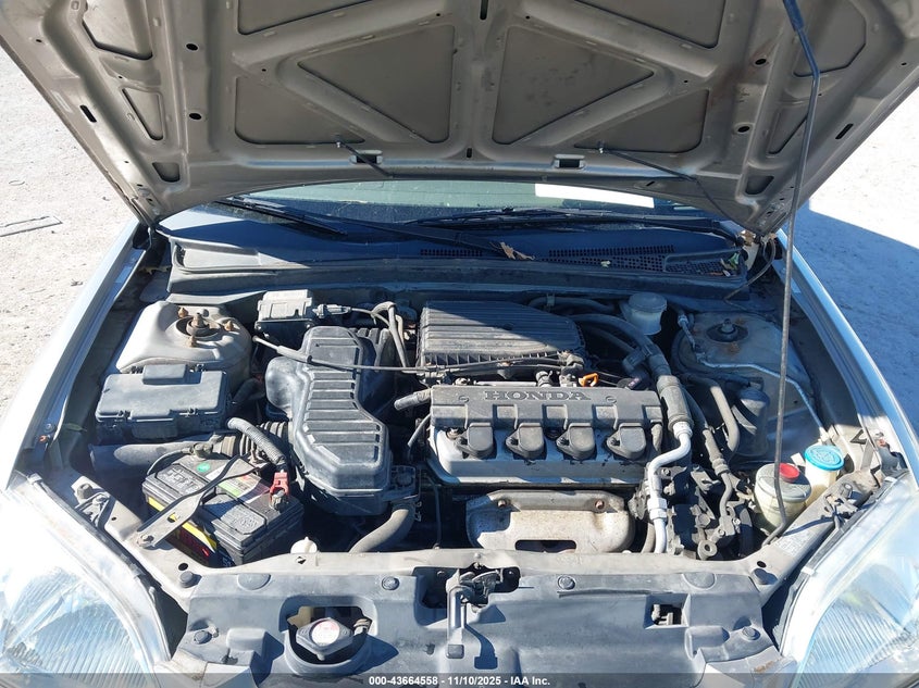 2003 Honda Civic Lx VIN: 1HGEM22593L017253 Lot: 43664558