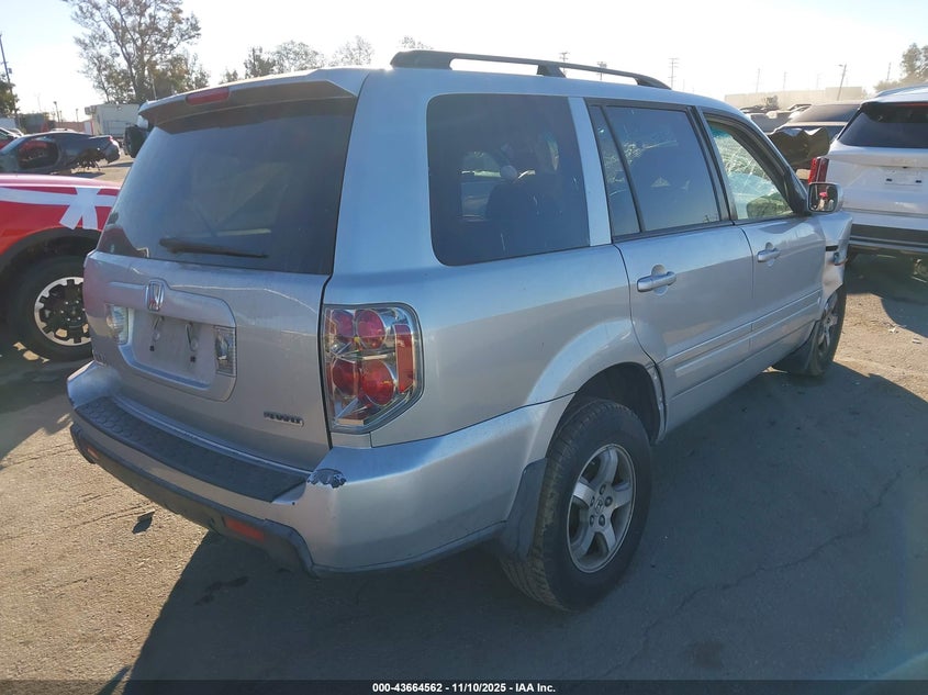 2HKYF18516H507654 2006 HONDA PILOT photo no. 4