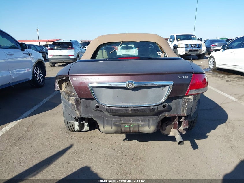 2004 Chrysler Sebring Lxi VIN: 1C3EL55RX4N133749 Lot: 43664606