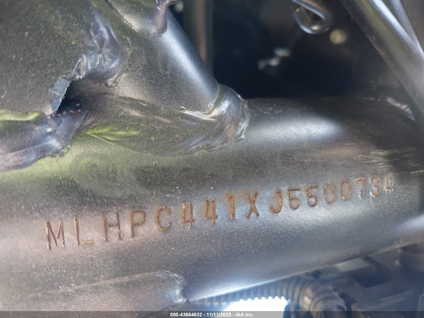 2018 HONDA CBR500 R - MLHPC441XJ5500734