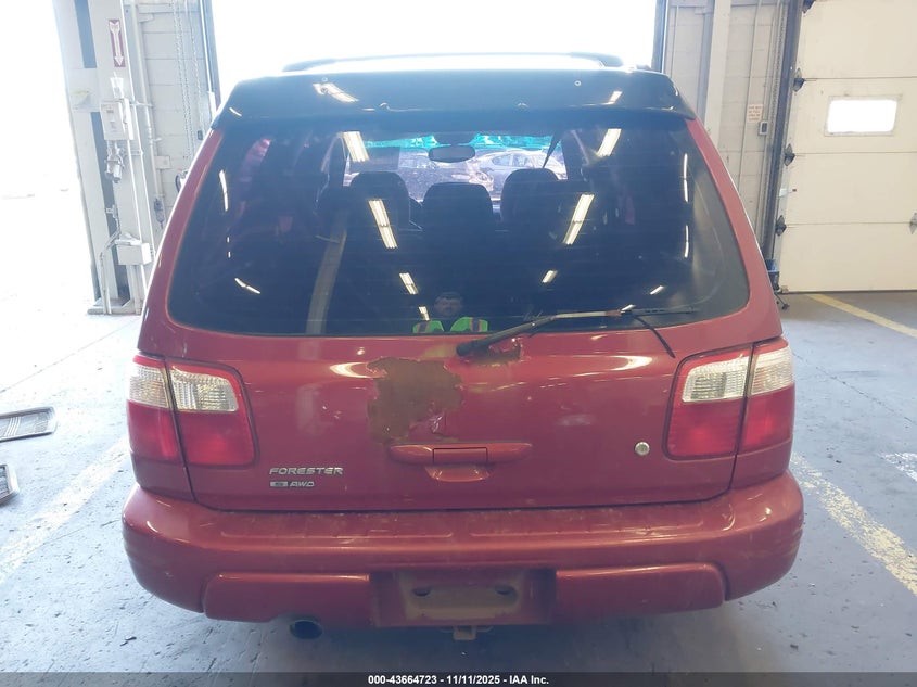 2001 Subaru Forester S VIN: JF1SF656X1G740578 Lot: 43664723