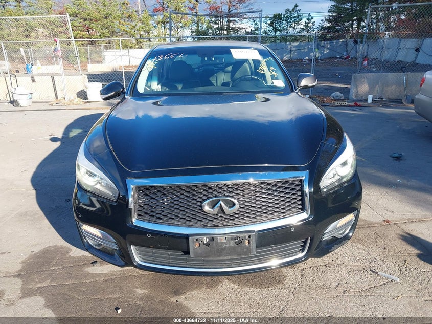 2015 Infiniti Q70L 3.7X VIN: JN1BY1PR8FM831567 Lot: 43664732