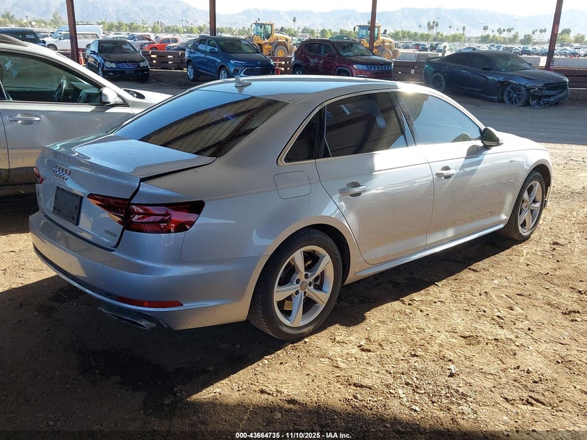 2019 AUDI A4 45 PREMIUM - WAUDNAF45KA043245
