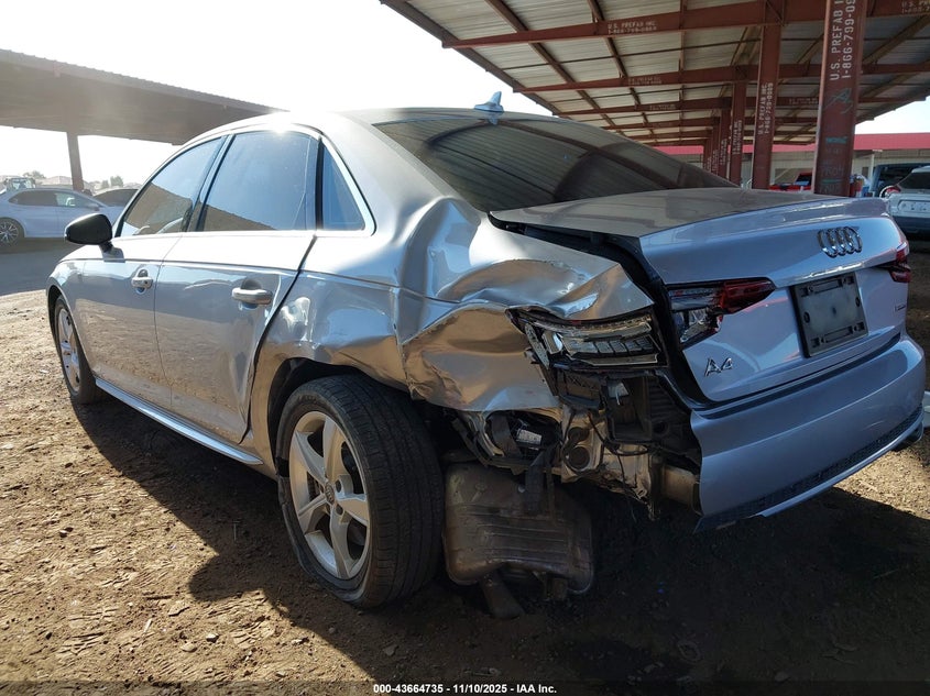 2019 AUDI A4 45 PREMIUM - WAUDNAF45KA043245