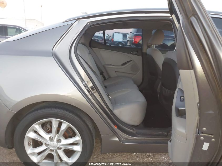 2013 Kia Optima Lx VIN: 5XXGM4A74DG141244 Lot: 43664759