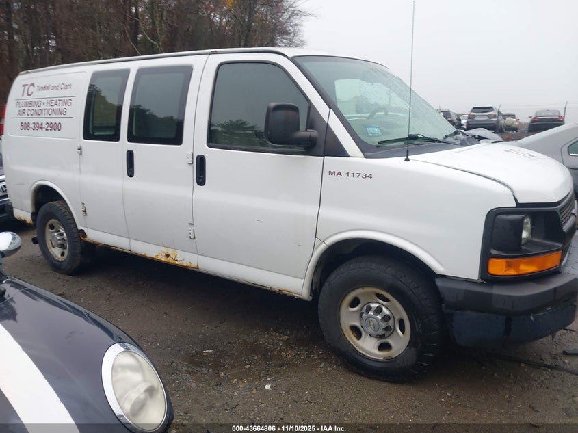 2013 Chevrolet Express 2500 Work Van VIN: 1GCWGFCA3D1121568 Lot: 43664806