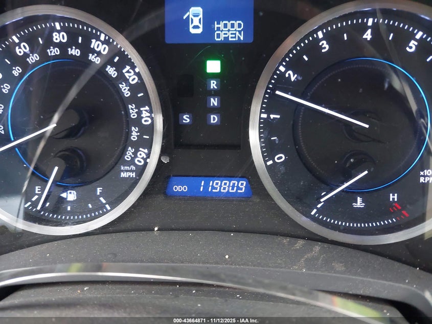 2012 Lexus Is 250 VIN: JTHBF5C29C5162300 Lot: 43664871